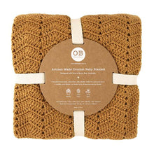 Load image into Gallery viewer, Cinnamon | Crochet Baby Blanket | Handmade
