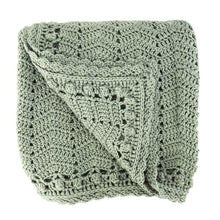 Load image into Gallery viewer, Sage | Crochet Baby Blanket | Handmade
