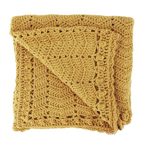 Turmeric | Crochet Baby Blanket | Handmade