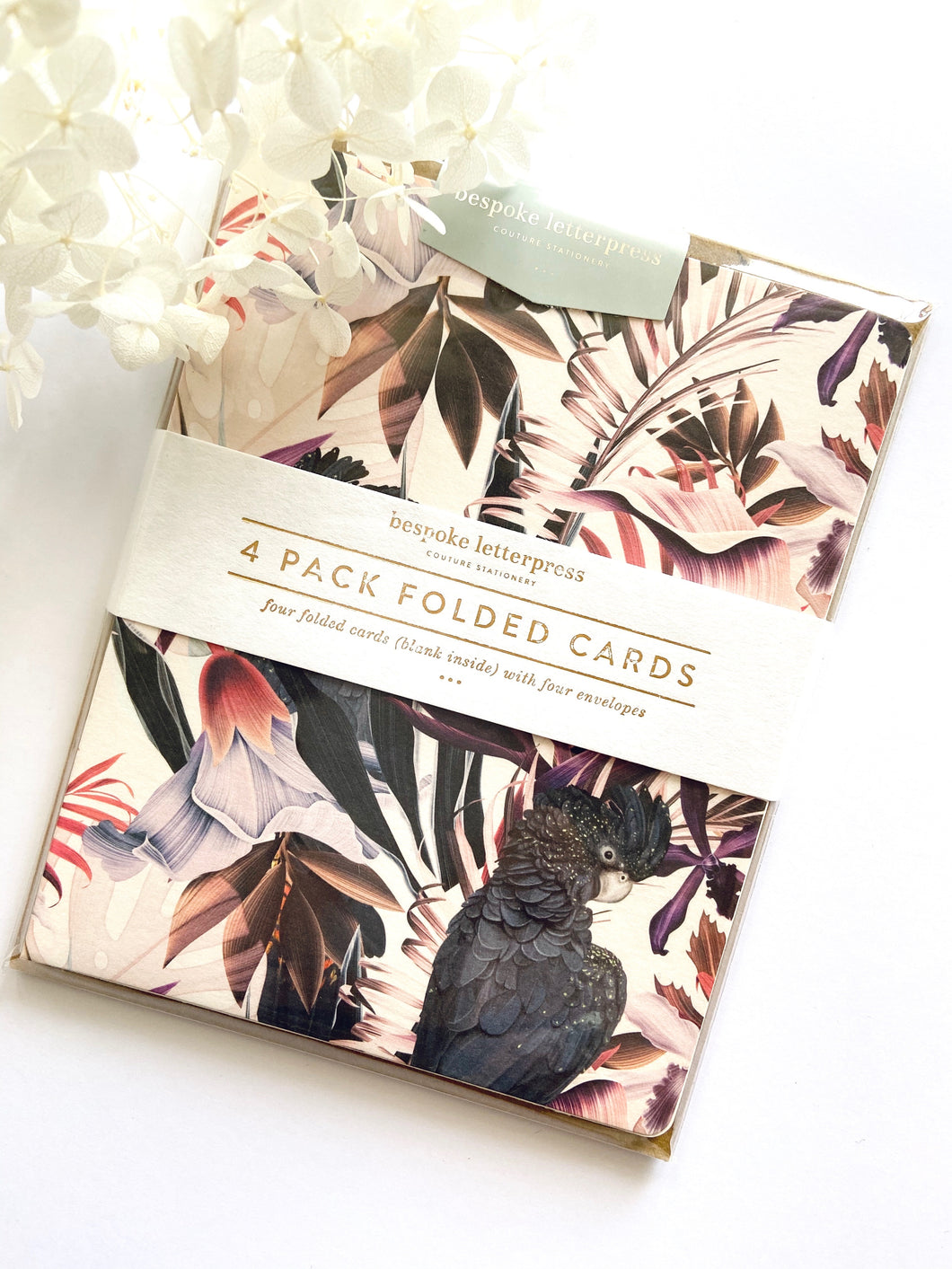 Black Cockatoo - 4 Pack Cardset