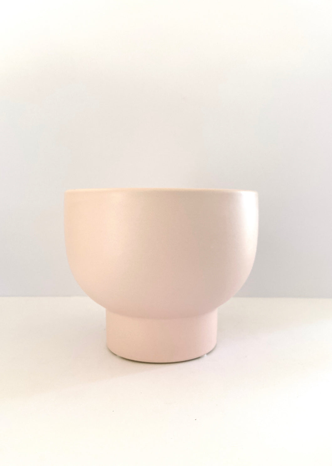 Soft Pink Ceramic Pot